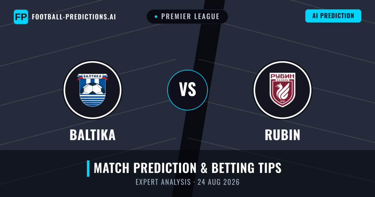 Baltika vs Rubin — match prediction & preview