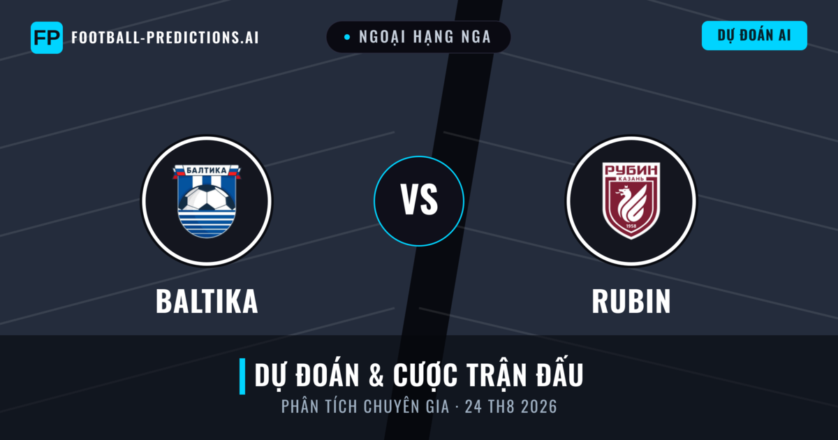 Baltika vs Rubin — dự đoán và xem trước trận đấu