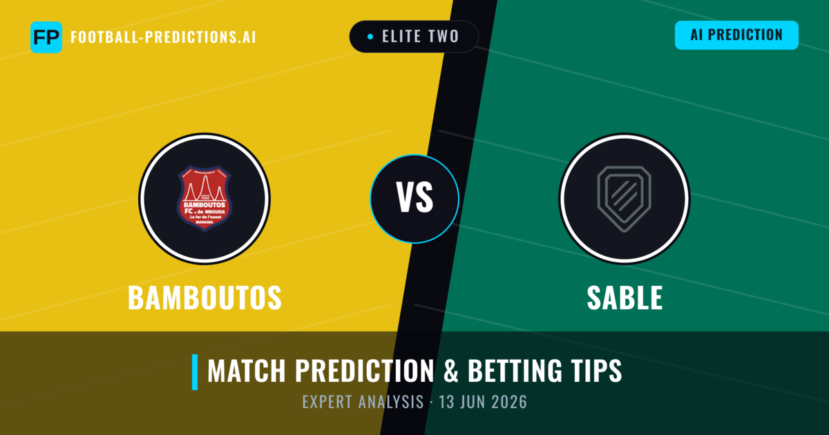 Bamboutos vs Sable — match prediction & preview