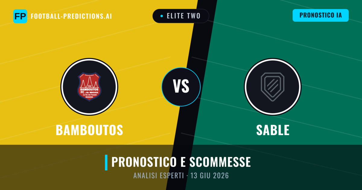 Bamboutos vs Sable — pronostico e anteprima del match