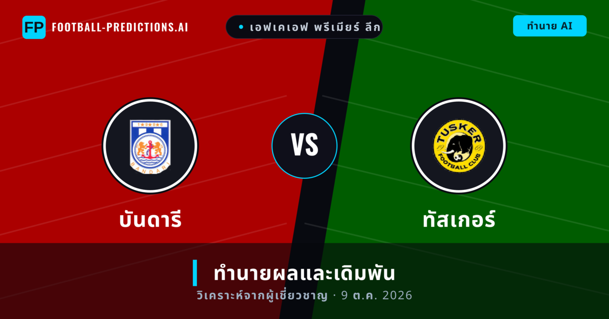 บันดารี พบ ทัสเกอร์ — ทำนายผลและพรีวิวการแข่งขัน