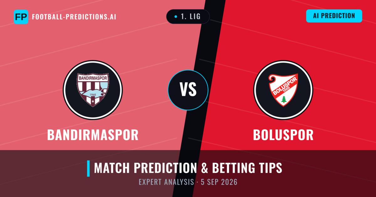 Bandırmaspor vs Boluspor — match prediction & preview