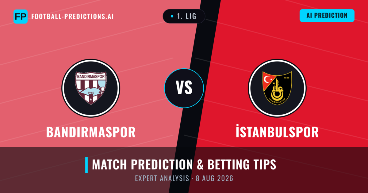 Bandırmaspor vs İstanbulspor — match prediction & preview