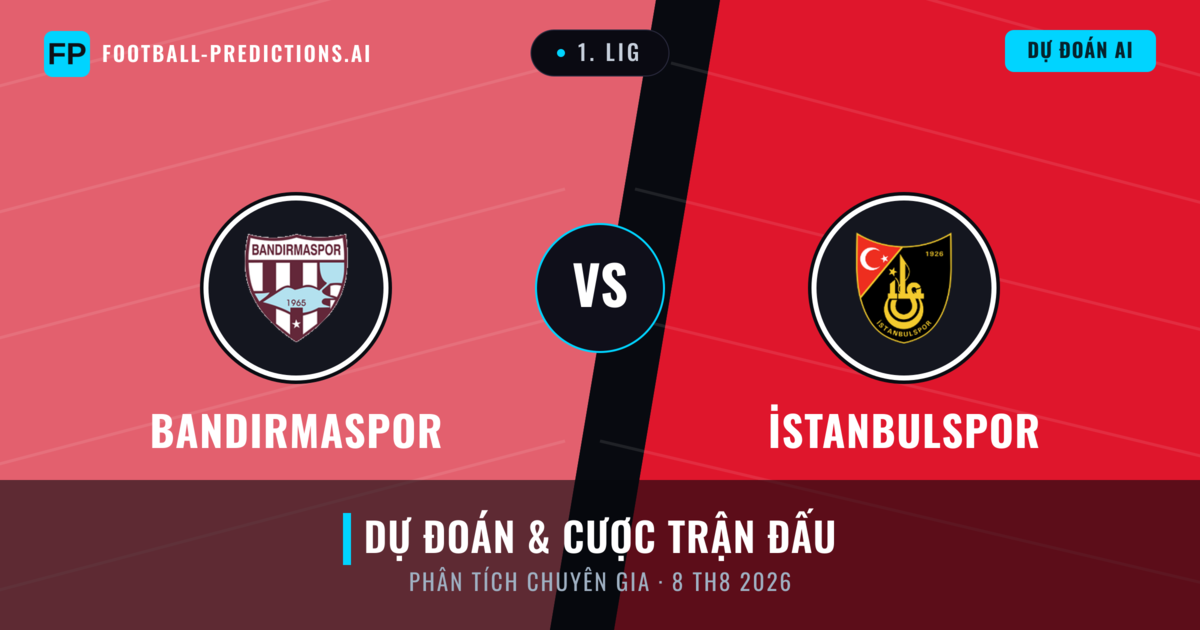 Bandırmaspor vs İstanbulspor — dự đoán và xem trước trận đấu
