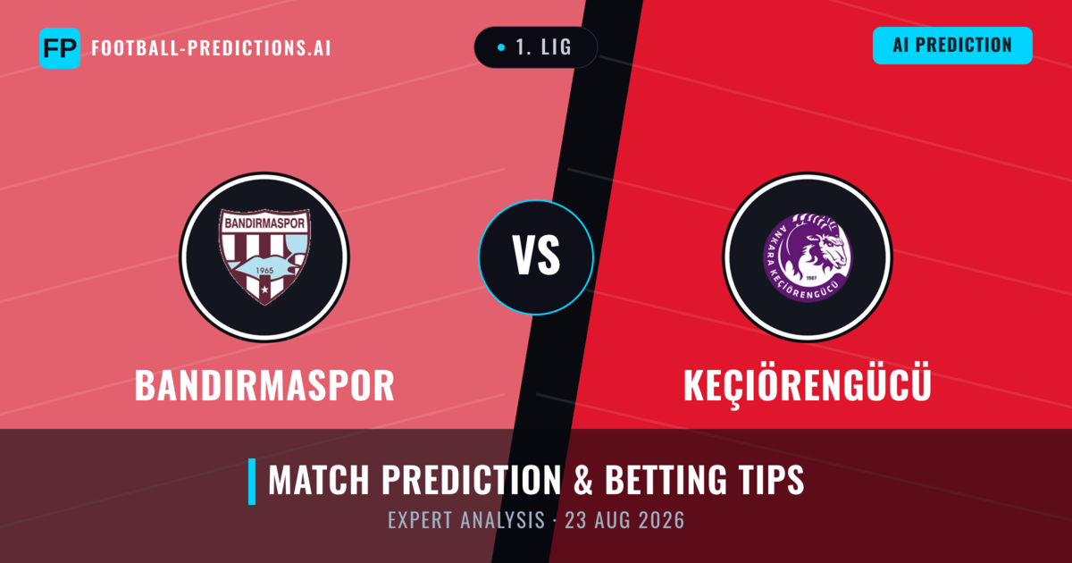 Bandırmaspor vs Keçiörengücü — match prediction & preview
