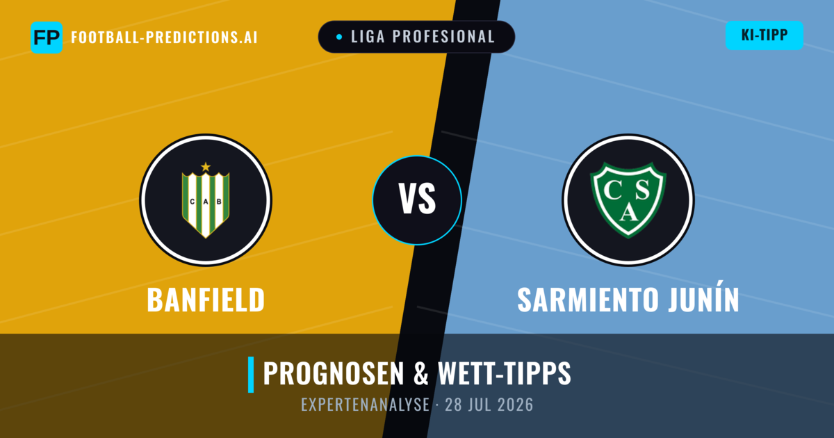 Banfield vs Sarmiento Junín — Prognose und Spielvorschau