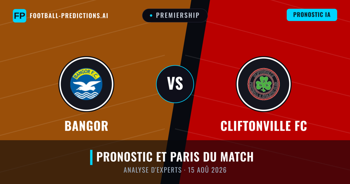Bangor vs Cliftonville FC — pronostic et avant-match
