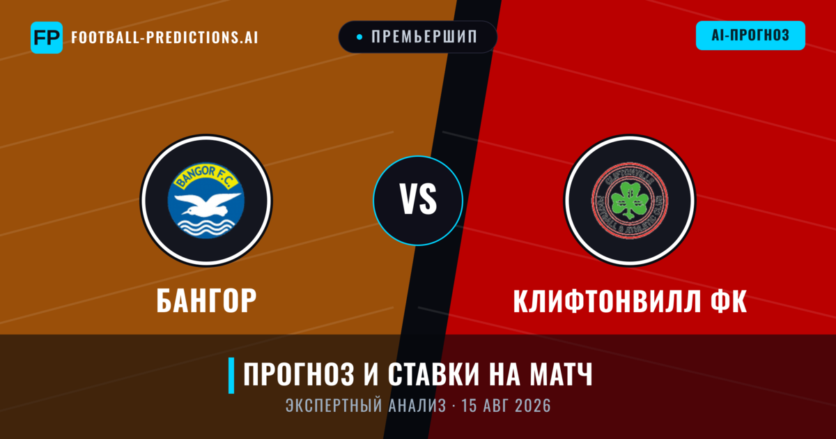 Бангор – Клифтонвилл ФК — прогноз и превью матча