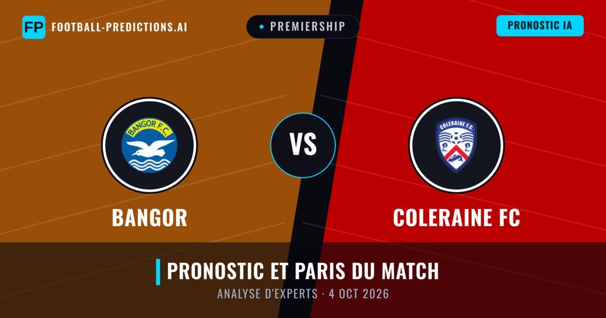 Bangor vs Coleraine FC — pronostic et avant-match