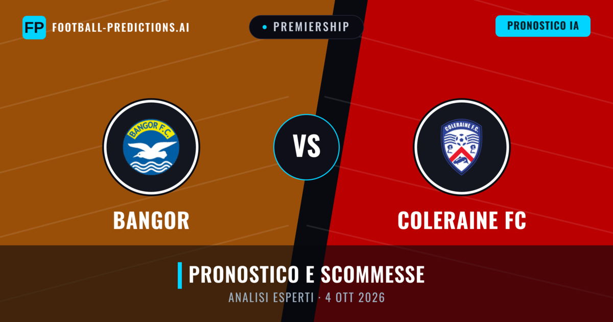 Bangor vs Coleraine FC — pronostico e anteprima del match