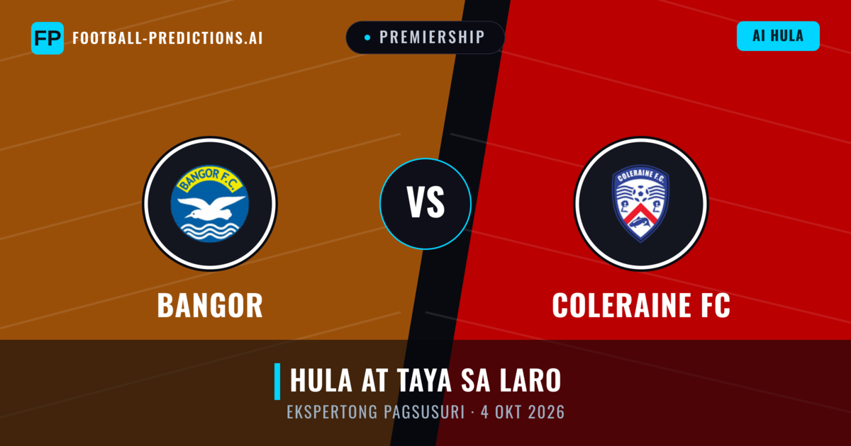 Bangor vs Coleraine FC — hula at preview ng laban
