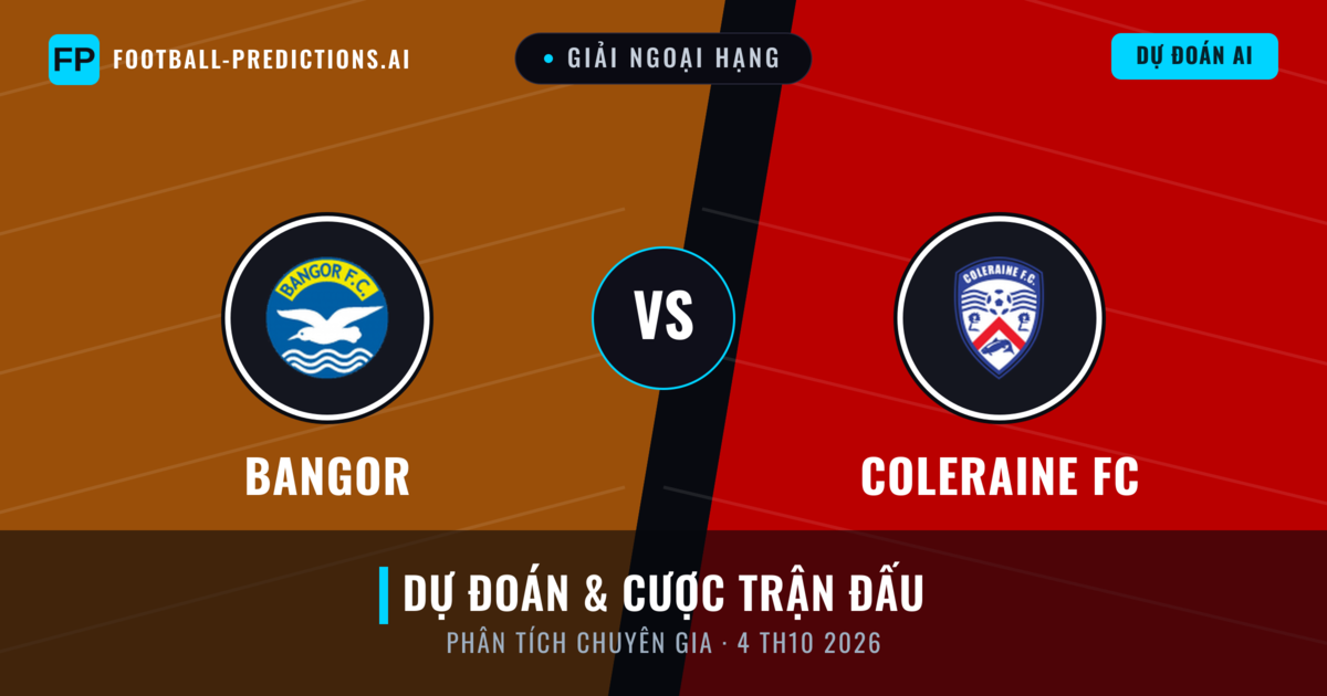 Bangor vs Coleraine FC — dự đoán và xem trước trận đấu