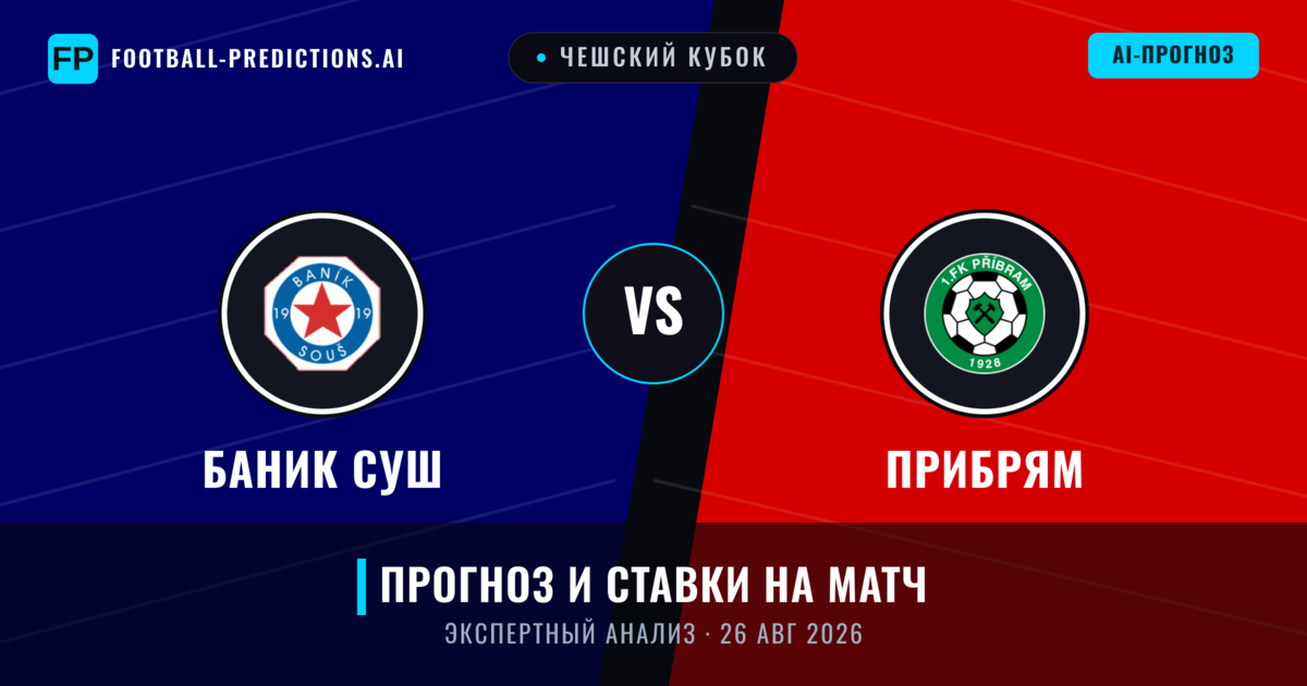 Баник Суш – Прибрям — прогноз и превью матча