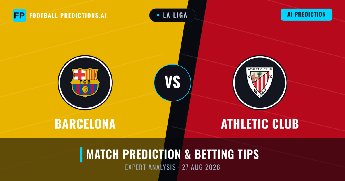 Barcelona vs Athletic Club — match prediction & preview