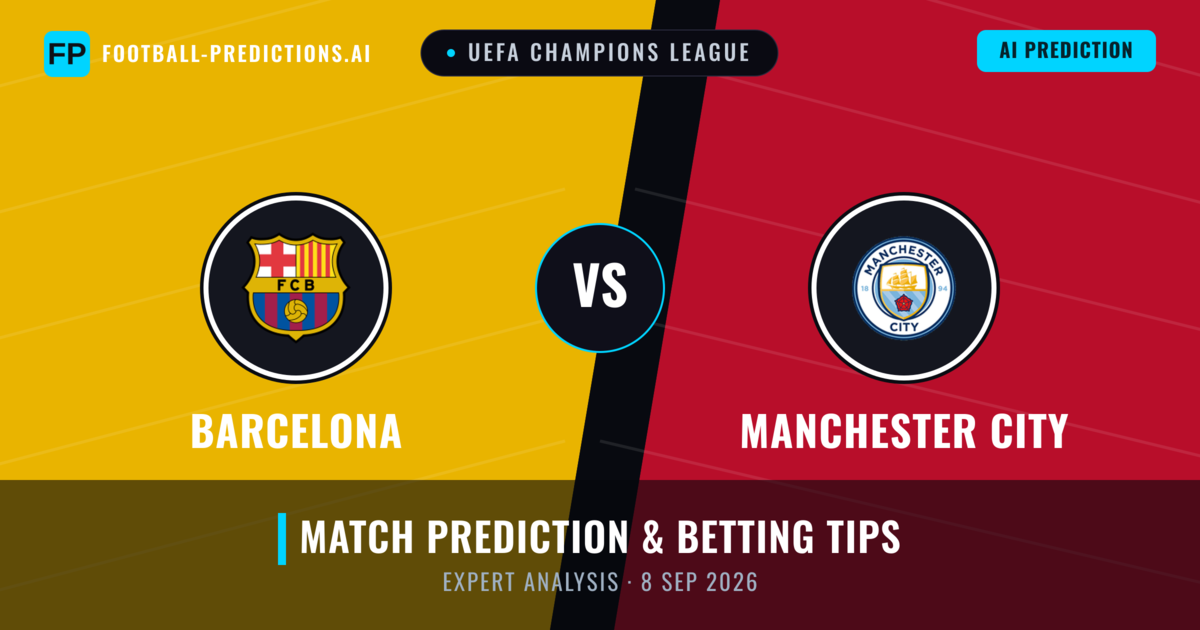 Barcelona vs Manchester City — match prediction & preview