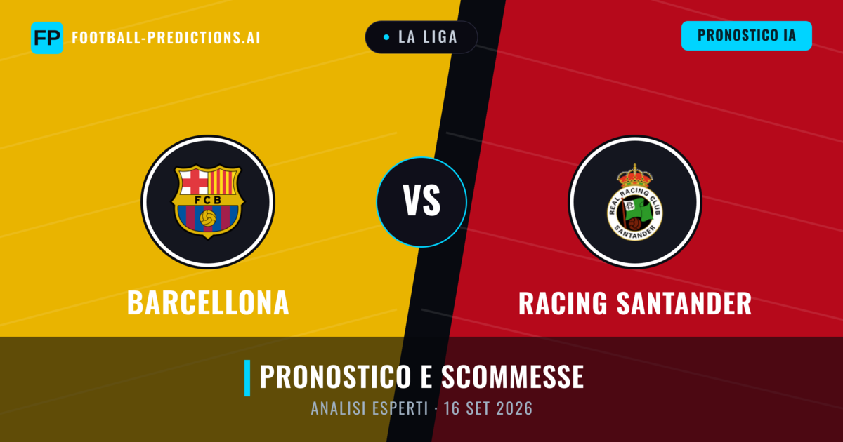 Barcellona vs Racing Santander — pronostico e anteprima del match