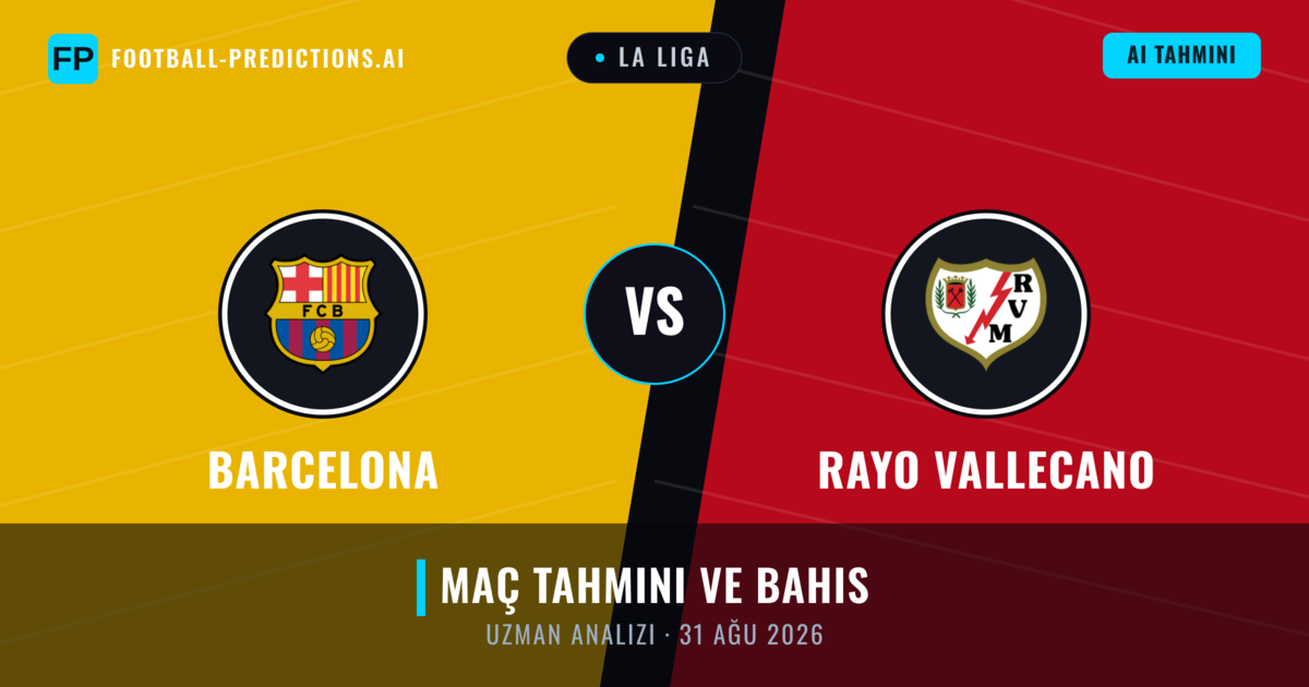 Barcelona - Rayo Vallecano — maç tahmini ve önizleme