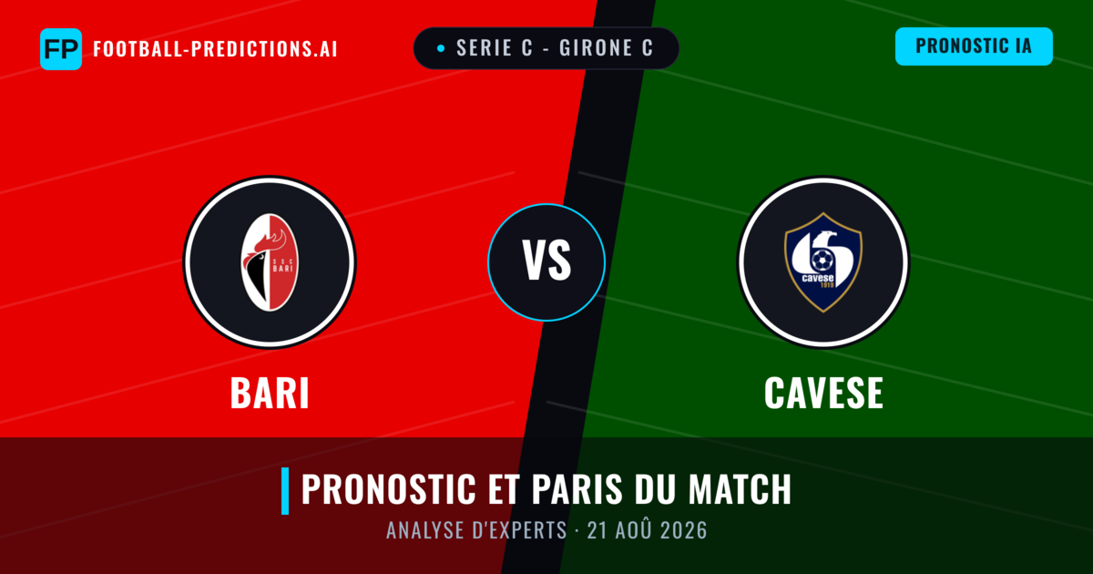 Bari vs Cavese — pronostic et avant-match