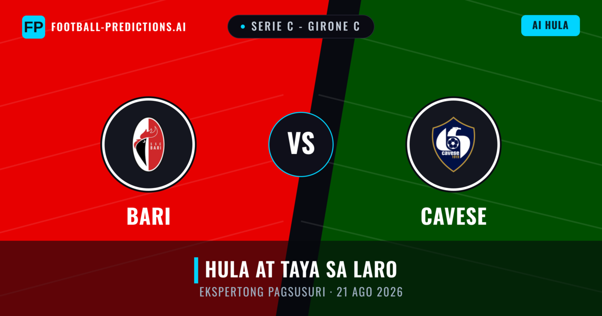 Bari vs Cavese — hula at preview ng laban
