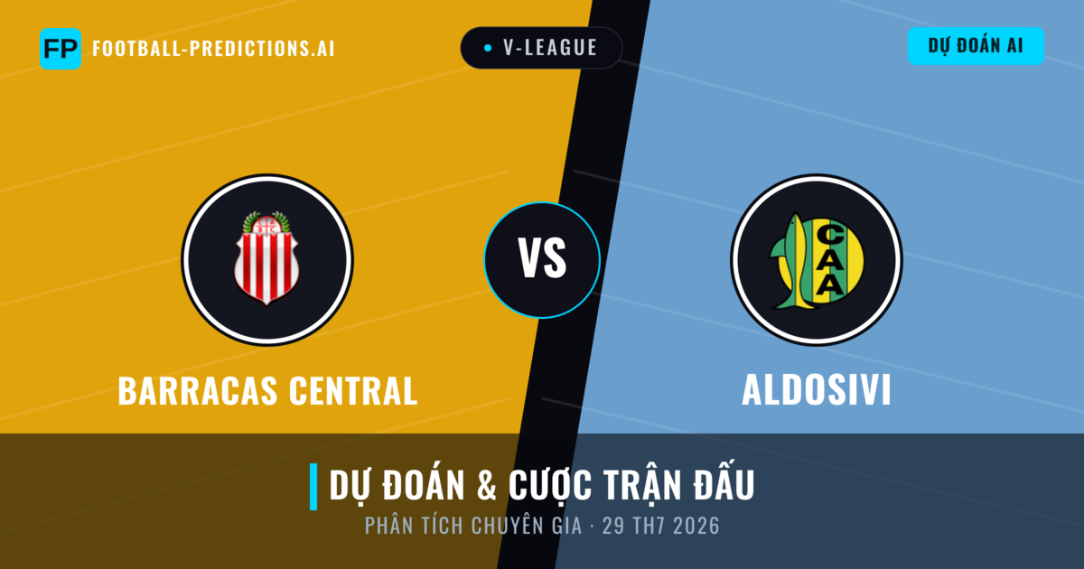 Barracas Central vs Aldosivi — dự đoán và xem trước trận đấu
