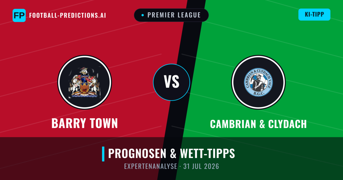 Barry Town vs Cambrian & Clydach — Prognose und Spielvorschau