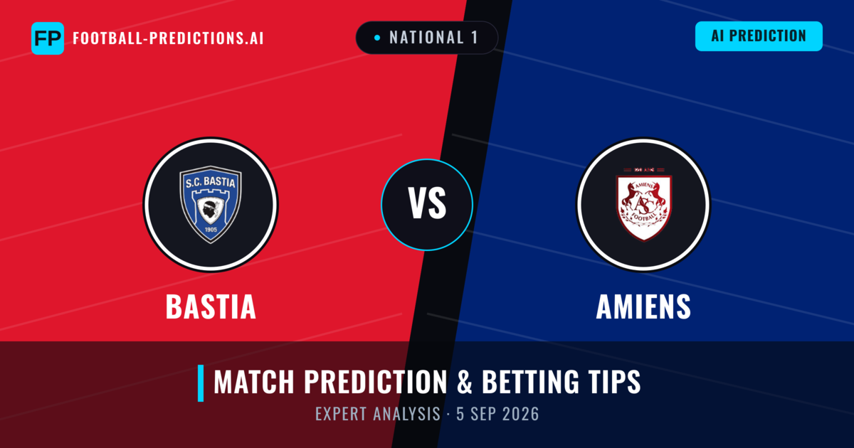 Bastia vs Amiens — match prediction & preview