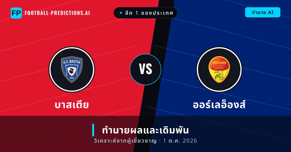 บาสเตีย พบ ออร์เลอ็องส์ — ทำนายผลและพรีวิวการแข่งขัน