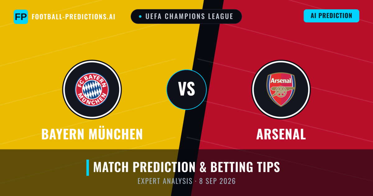 Bayern München vs Arsenal — match prediction & preview