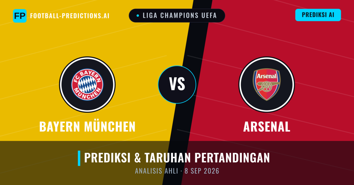 Bayern Múnich vs Arsenal — prediksi dan pratinjau pertandingan