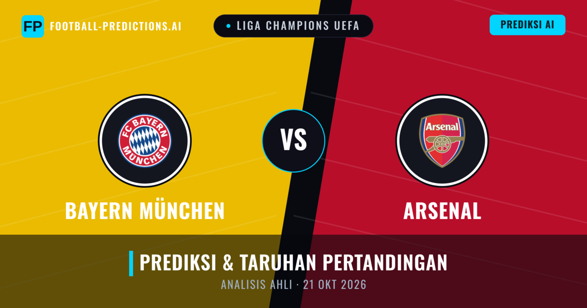 Bayern Múnich vs Arsenal — prediksi dan pratinjau pertandingan