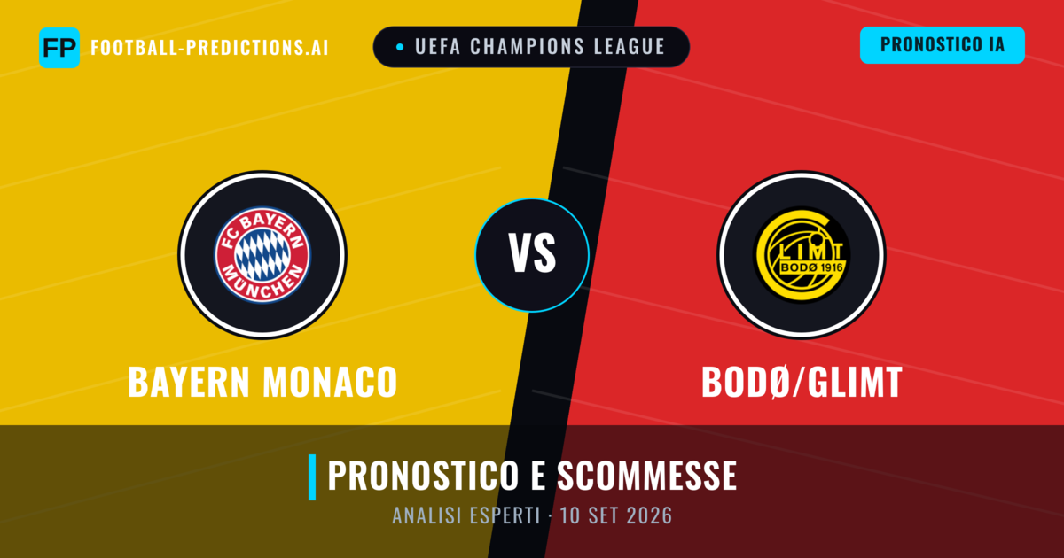 Bayern Monaco vs Bodø/Glimt — pronostico e anteprima del match