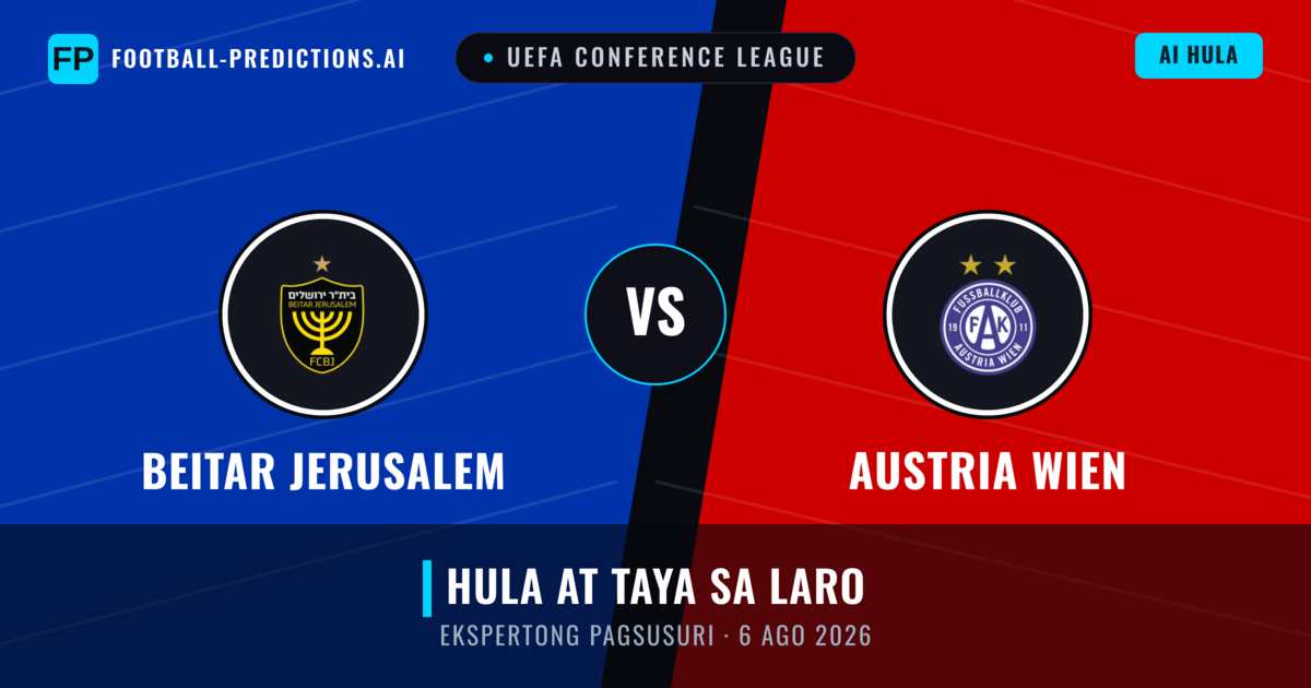 Beitar Jerusalem vs Austria Wien — hula at preview ng laban