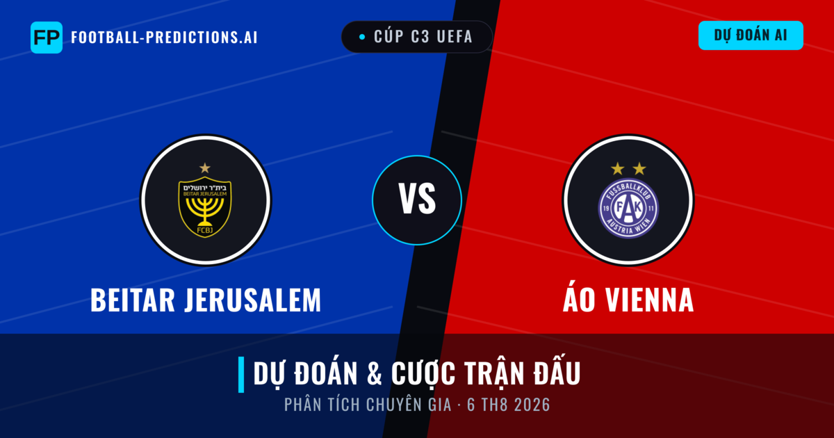 Beitar Jerusalem vs Áo Vienna — dự đoán và xem trước trận đấu