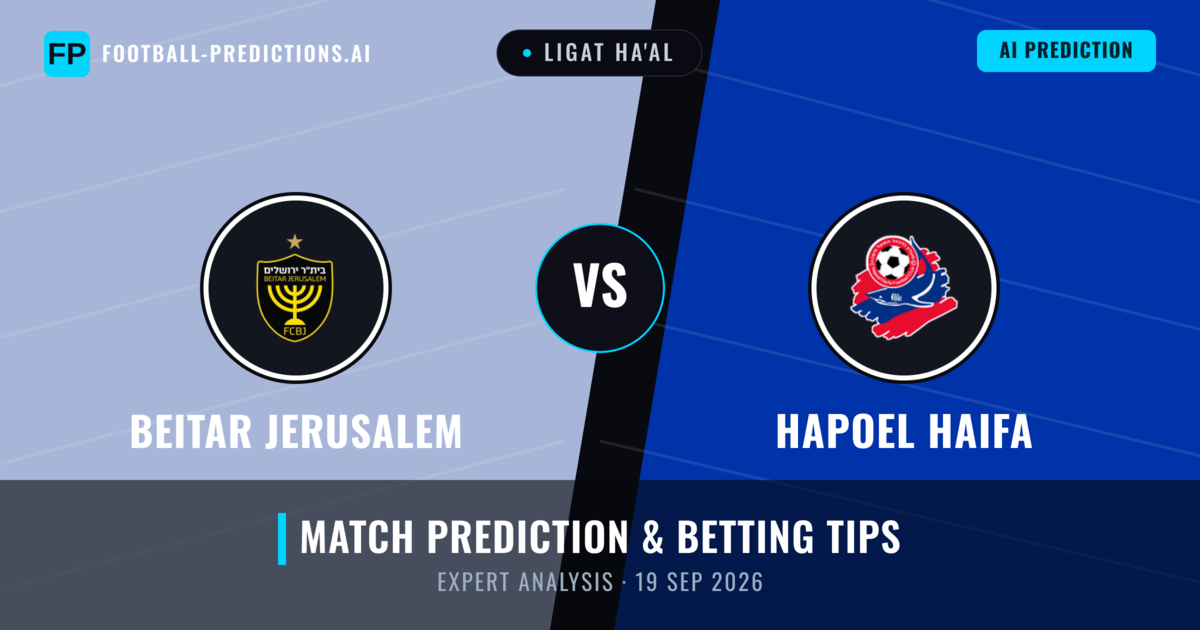 Beitar Jerusalem vs Hapoel Haifa — match prediction & preview