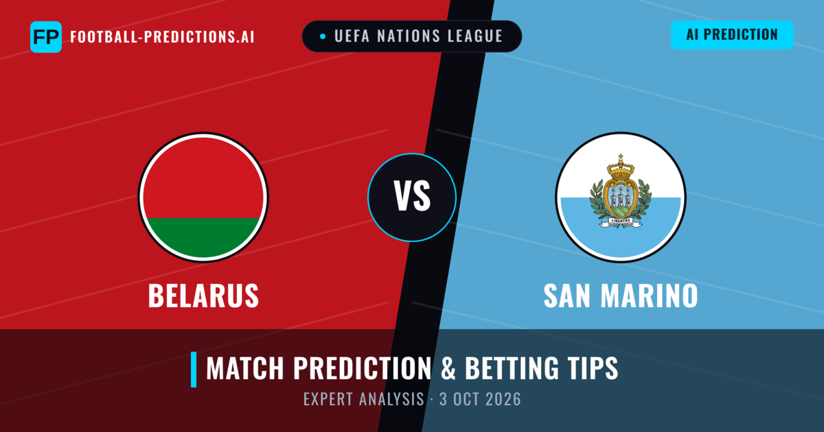 Belarus vs San Marino — match prediction & preview