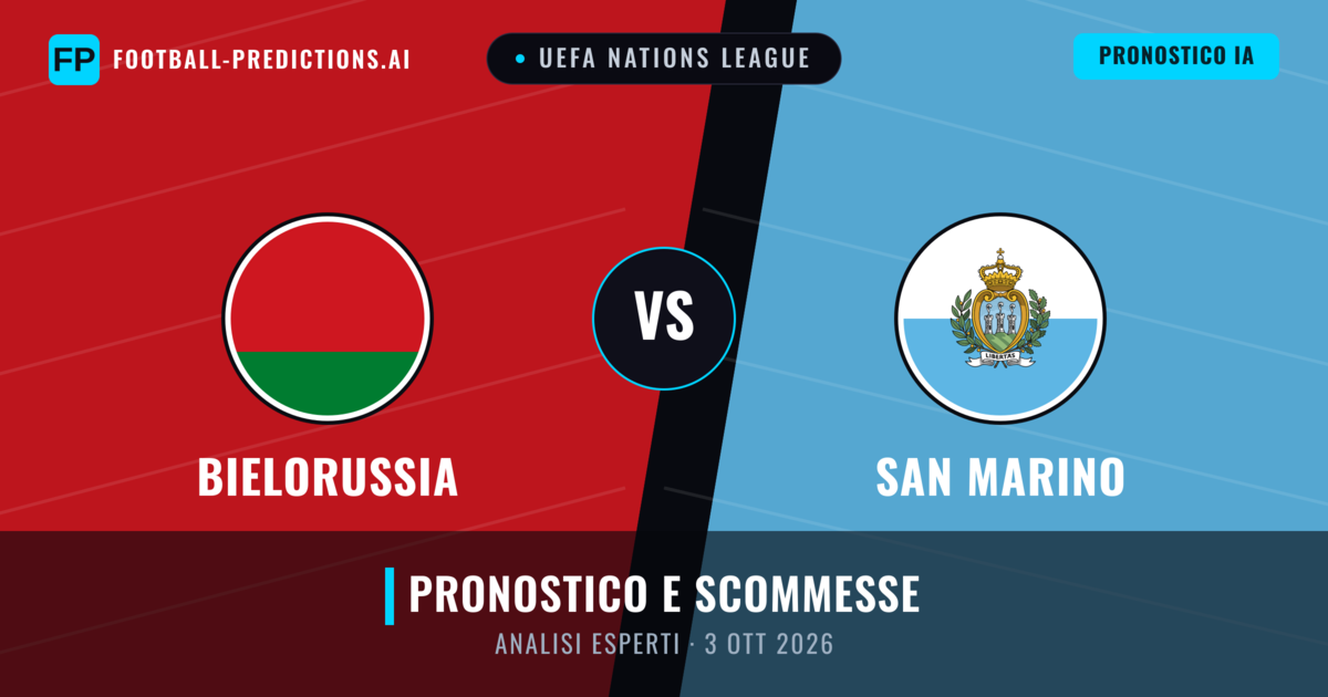 Bielorussia vs San Marino — pronostico e anteprima del match