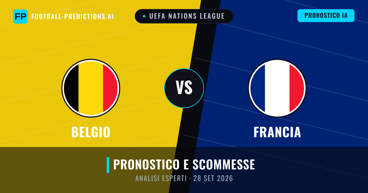 Belgio vs Francia — pronostico e anteprima del match