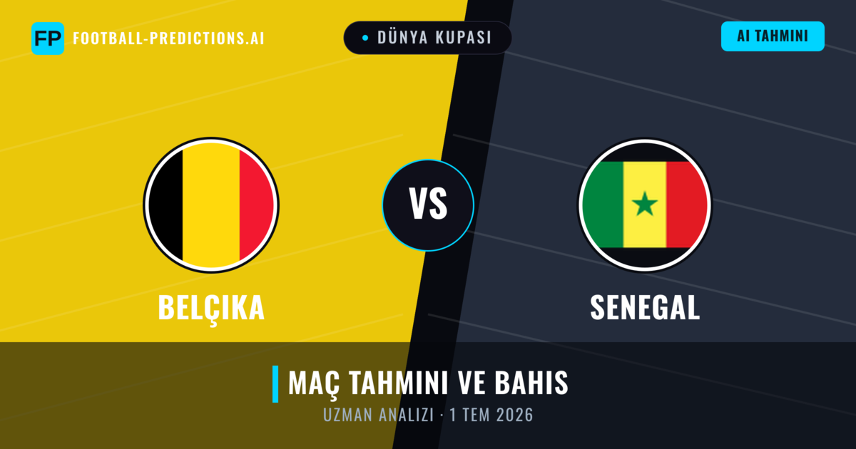 Belçika - Senegal — maç tahmini ve önizleme