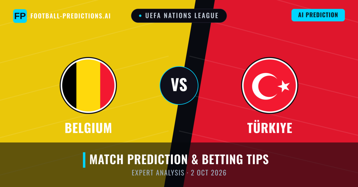 Belgium vs Türkiye — match prediction & preview