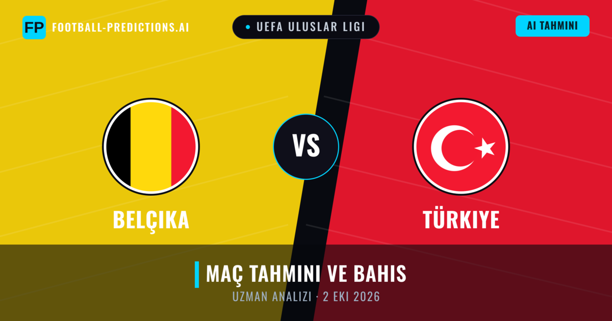 Belçika - Türkiye — maç tahmini ve önizleme