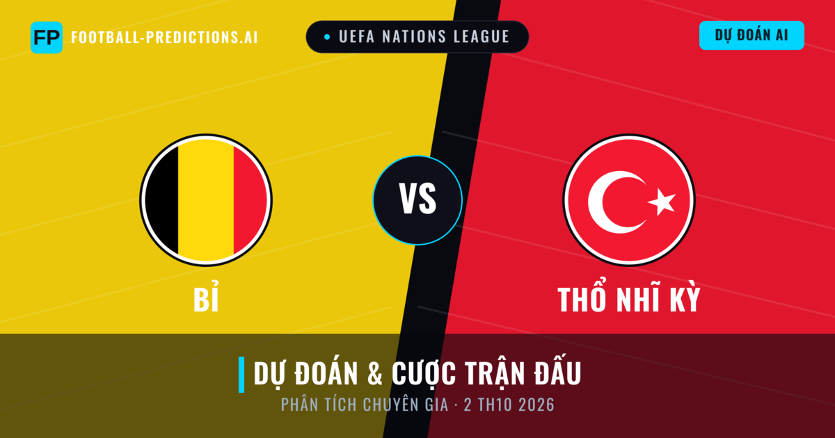 Bỉ vs Thổ Nhĩ Kỳ — dự đoán và xem trước trận đấu