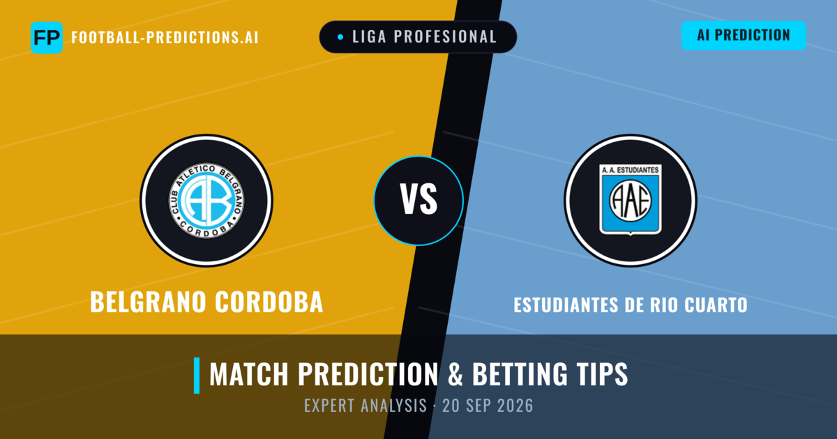 Belgrano Cordoba vs Estudiantes de Rio Cuarto — match prediction & preview
