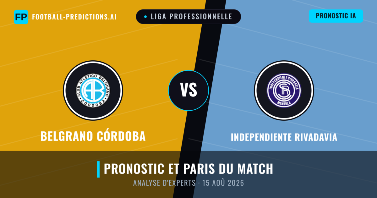 Belgrano Córdoba vs Independiente Rivadavia — pronostic et avant-match