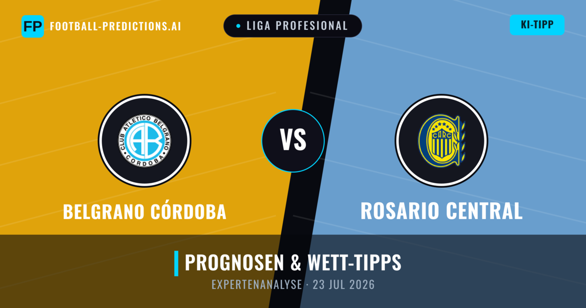 Belgrano Córdoba vs Rosario Central — Prognose und Spielvorschau