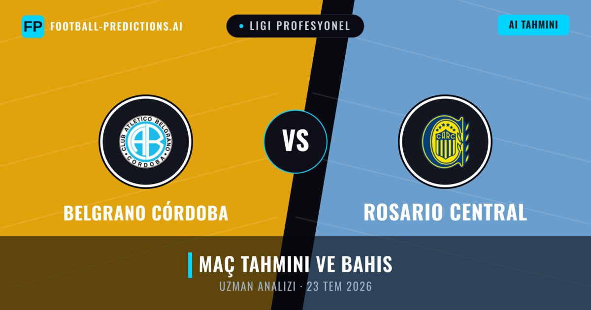 Belgrano Córdoba - Rosario Central — maç tahmini ve önizleme