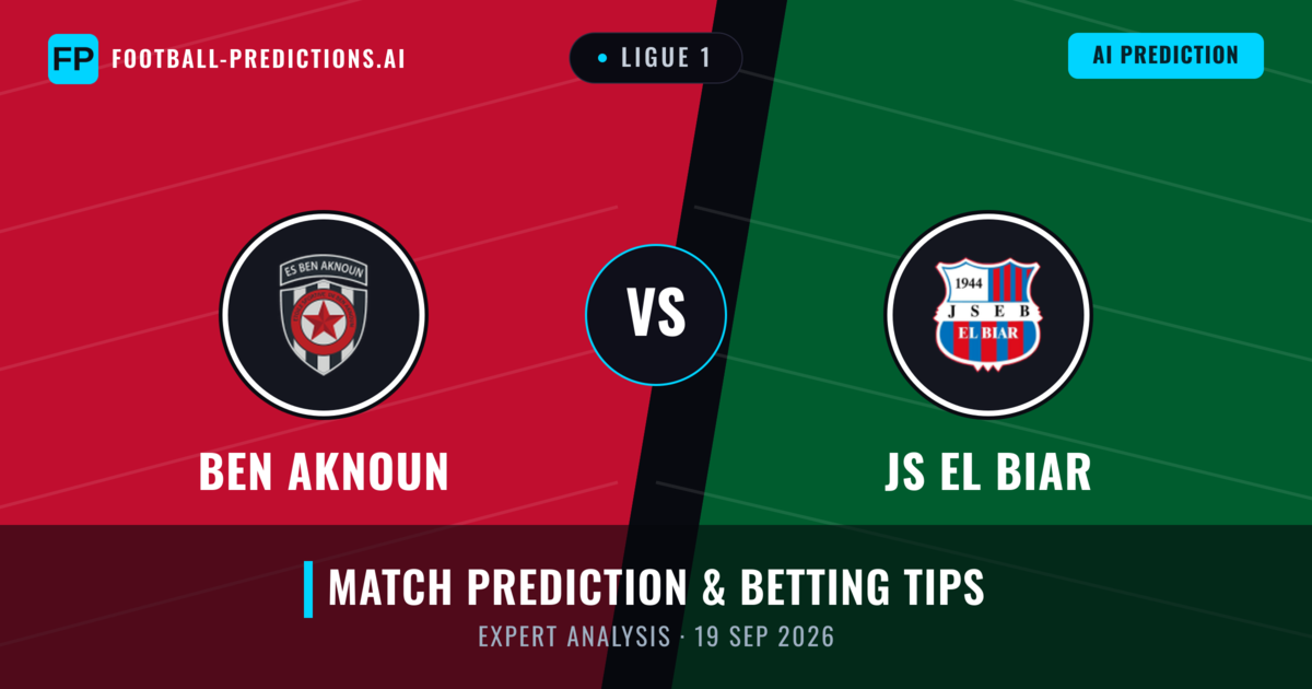 Ben Aknoun vs JS El Biar — match prediction & preview