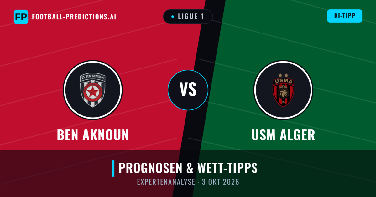 Ben Aknoun vs USM Alger — Prognose und Spielvorschau