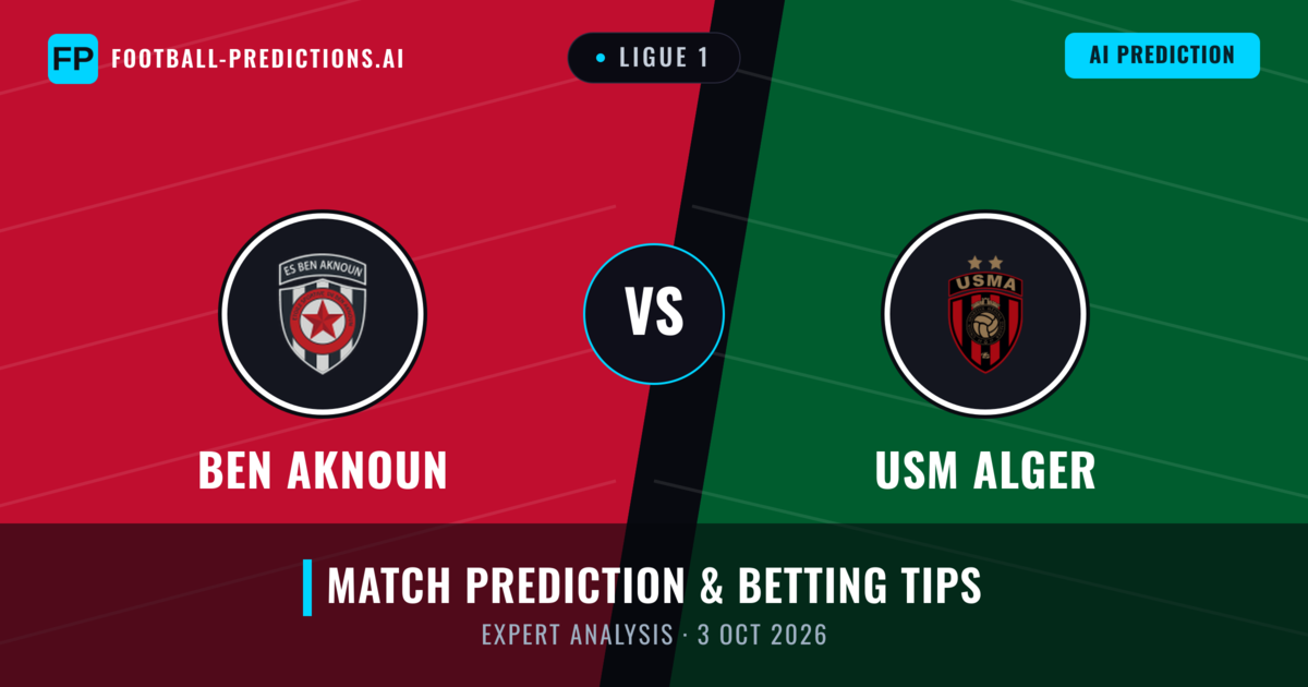 Ben Aknoun vs USM Alger — match prediction & preview