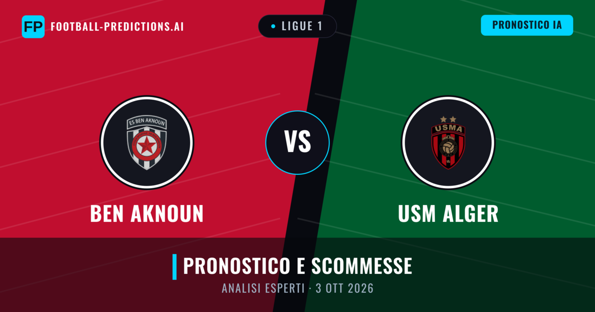 Ben Aknoun vs USM Alger — pronostico e anteprima del match