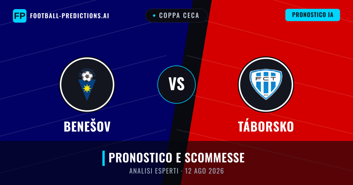Benešov vs Táborsko — pronostico e anteprima del match